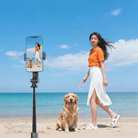 Selfie stick Orico SPV100 mini tripod Bluetooth obrót 360 stopni 100 cm - czarny