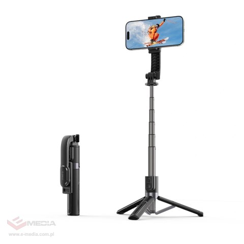 Selfie stick Orico SPV90 aluminiowy mini tripod Bluetooth obrót 360 stopni - czarny