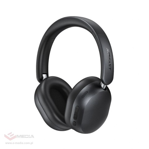 Słuchawki bezprzewodowe Acefast H12 nauszne Bluetooth 5.4 z ANC - czarne