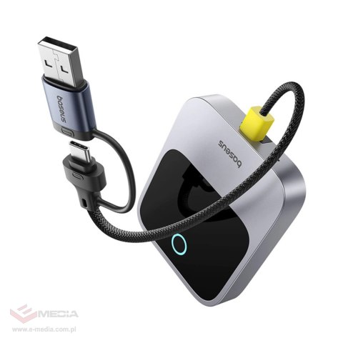 Adapter CarPlay Baseus SafeJourney Series bezprzewodowy - szary