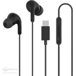 Słuchawki przewodowe Xiaomi BHR8930GL dokanałowe USB-C z pilotem - czarne