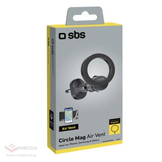 Uchyt na smartfona SBS TESUPMAGRING kompatybilny z MagSafe - czarny