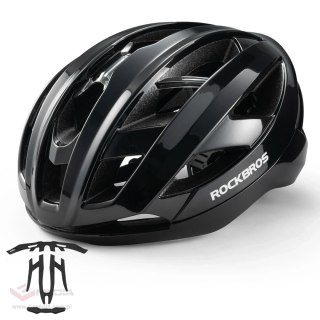 Universal cycling helmet Lingzhe LK-69 size L black 58-62 cm