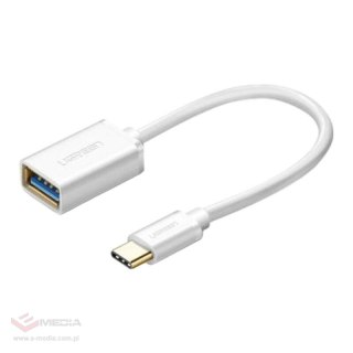 Adapter OTG USB-C 3.0 UGREEN US154 (biały)