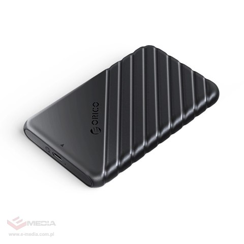 Kieszeń dyskowa Orico 25PW1C-C3 2,5" HDD/SSD USB-C 3.1 6Gb/s - czarna