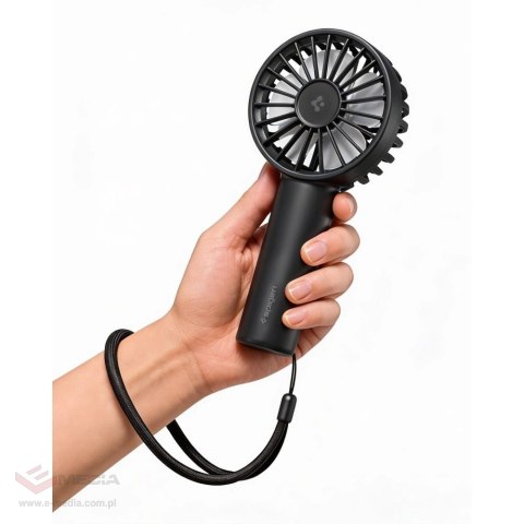 Mini wentylator Spigen A905 Mini Portable Handheld Fan - czarny