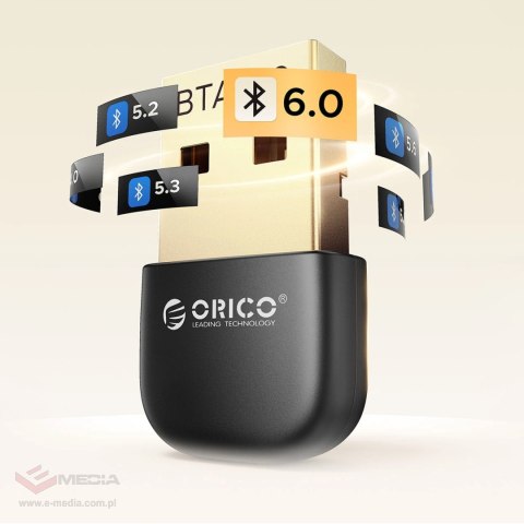 Adapter Orico BTA-60 Bluetooth 6.0 - czarny