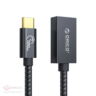 Adapter Orico CAF31 USB-C - USB-A 3.1 Gen 2 10Gbps 1m OTG - czarny