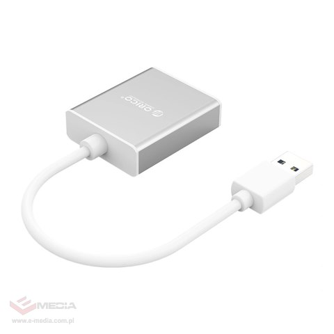Adapter Orico UTH USB-A 3.0 do HDMI - srebrny