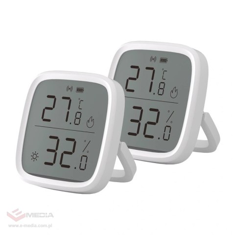 Czujnik temperatury i wilgotności SONOFF ZigBee SNZB-02D, 4szt