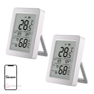 Czujnik temperatury i wilgotności SONOFF ZigBee SNZB-02DR2 2Pack