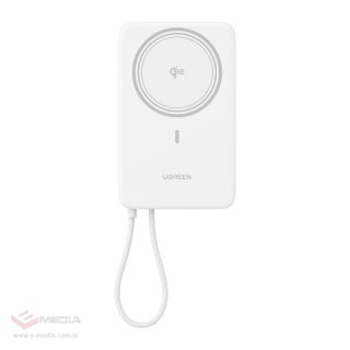 Powerbank UGREEN PB570 10000mAh 30W magnetyczny (biały)