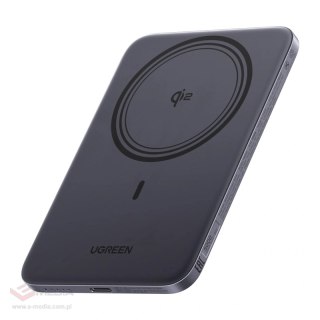 Powerbank UGREEN PB580 5000mAh 15W magnetyczny (szary)