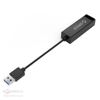 Zewnętrzna karta sieciowa Orico UTJ-U3 1 Gigabit USB-A 3.0 - czarna