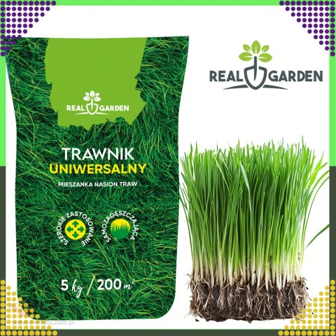100x Trawa Uniwerslana Zagęszczająca Odporna Mieszanka Nasion Traw 5 kg 200 m²