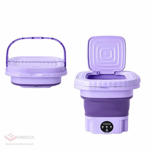 144 x Mini Pralka Przenośna Składana Automatyczna Turystyczna Podróżna 8L Kemping