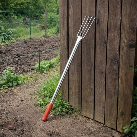 Grabki Ogrodowe Ogrodnicze Metalowe Pazurki do Grabienia Spulchniania 4 Zębne 106 cm