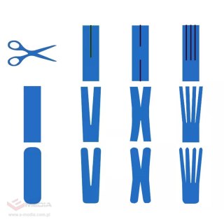 PLASTRY TAPE TEJPY KINESIOTAPING TEJP TAŚMA KINESIO SPORT PRO 5MX5CM