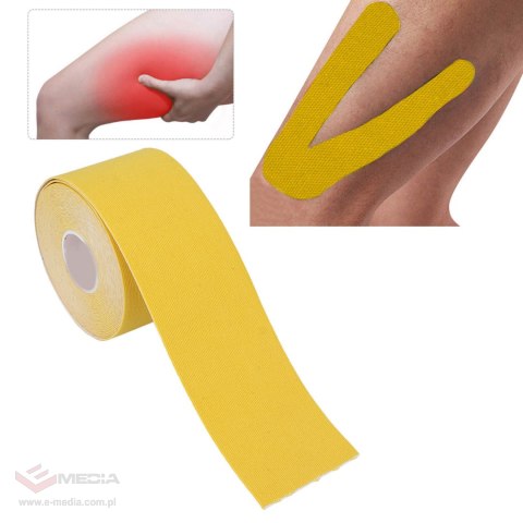 PLASTRY TAPE TEJPY KINESIOTAPING TEJP TAŚMA KINESIO SPORT PRO 5MX5CM