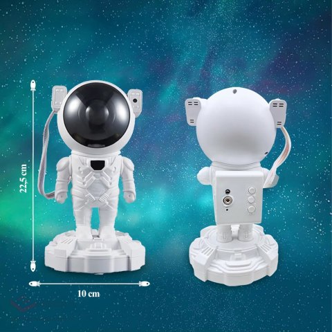 Projektor Gwiazd Astronauta Lampka Nocna Rzutnik dla dziecka Kosmos Pilot