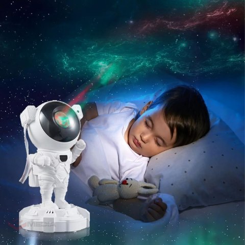 Projektor Gwiazd Astronauta Lampka Nocna Rzutnik dla dziecka Kosmos Pilot