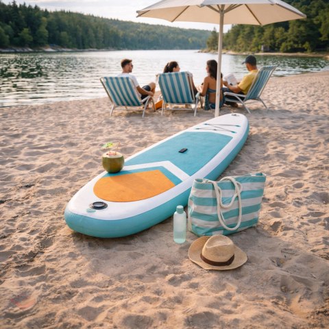 Deska Sup Paddle Board do Pływania Pompowana Standu Up + Akcesoria 320 cm