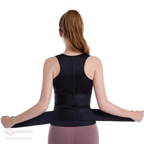 KAMIZELKA NEOPRENOWA FITNESS DAMSKA ODCHUDZAJĄCA SPORTOWA TRENINGOWA M