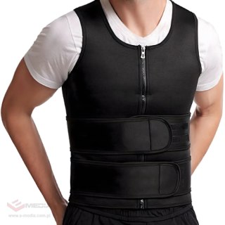 KAMIZELKA NEOPRENOWA FITNESS MĘSKA ODCHUDZAJĄCA SPORTOWA TRENINGOWA SAUNA M