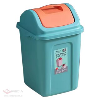 KOSZ POJEMNIK NA ŚMIECI DO SEGREGACJI ODPADÓW PLASTIKOWY UCHYLNY