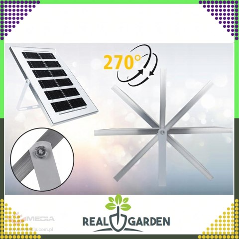 Latarnia Ogrodowa Lampa Solarna na Słup Mocna 300W Panel Uliczna 299 Led