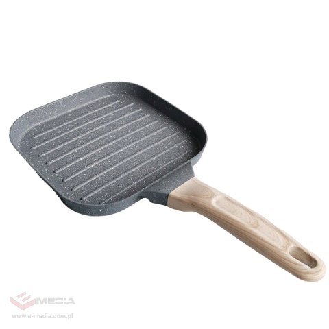 Patelnia Grillowa Turystyczna Biwakowa do Smażenia Grillowania Indukcja Gaz