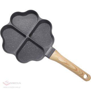 Patelnia do Smażenia Jajek Racuchów Pancakes Placków Indukcja Serduszka