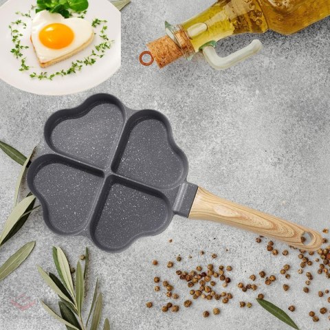 Patelnia do Smażenia Jajek Racuchów Pancakes Placków Indukcja Serduszka