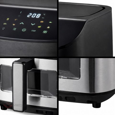 30x Frytkownica Beztłuszczowa Air Fryer 6L Frytownica 1500W 8 Programów Mocna