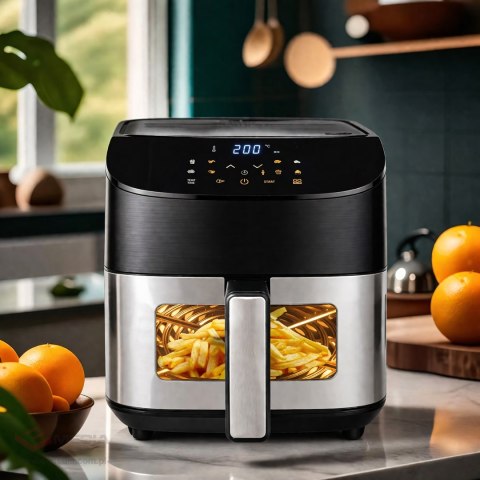 30x Frytkownica Beztłuszczowa Air Fryer 6L Frytownica 1500W 8 Programów Mocna