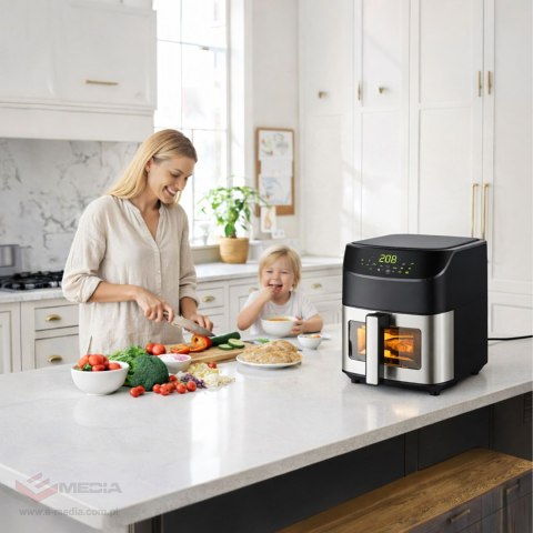 30x Frytkownica Beztłuszczowa Air Fryer 6L Frytownica 1500W 8 Programów Mocna