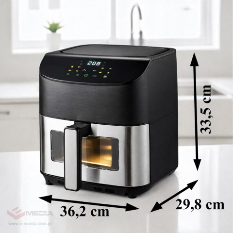 30x Frytkownica Beztłuszczowa Air Fryer 6L Frytownica 1500W 8 Programów Mocna