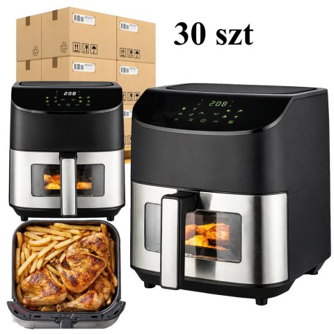 30x Frytkownica Beztłuszczowa Air Fryer 6L Frytownica 1500W 8 Programów Mocna