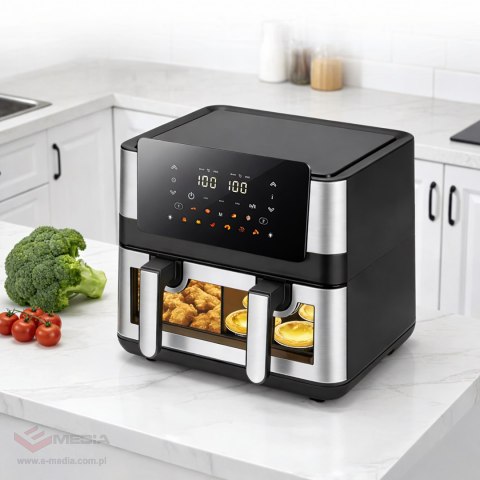 30 x Frytkownica Beztłuszczowa Air Fryer 8L 4+4L Frytownica 2000W 12 Programów