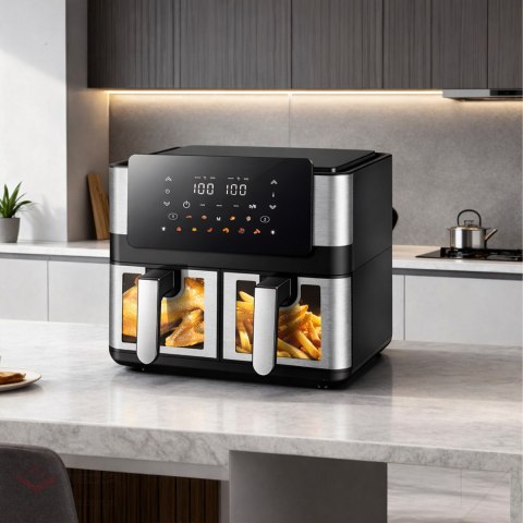 30 x Frytkownica Beztłuszczowa Air Fryer 8L 4+4L Frytownica 2000W 12 Programów