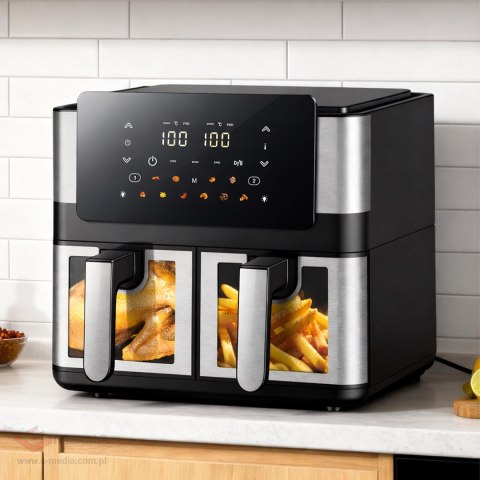 30 x Frytkownica Beztłuszczowa Air Fryer 8L 4+4L Frytownica 2000W 12 Programów