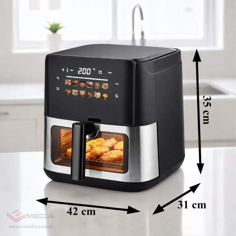 30x Frytkownica Beztłuszczowa Air Fryer 8L Frytownica 1700W 12 Programów Mocna