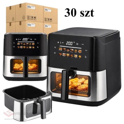 30x Frytkownica Beztłuszczowa Air Fryer 8L Frytownica 1700W 12 Programów Mocna
