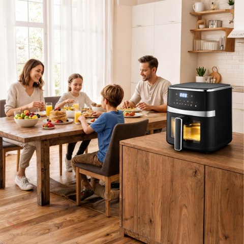 56x Frytkownica Beztłuszczowa Air Fryer 5L Frytownica 1500W 8 Programów Mocna
