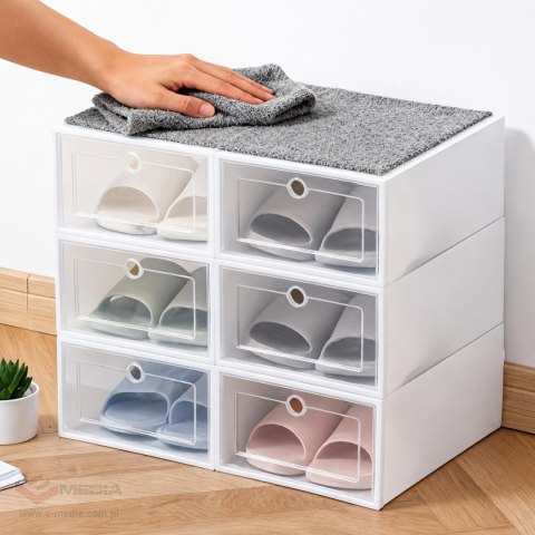 200x Szafka Modułowa Organizer na Buty Zamykana z Klapką 12 szt