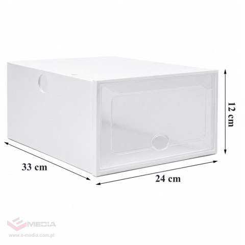 200x Szafka Modułowa Organizer na Buty Zamykana z Klapką 12 szt