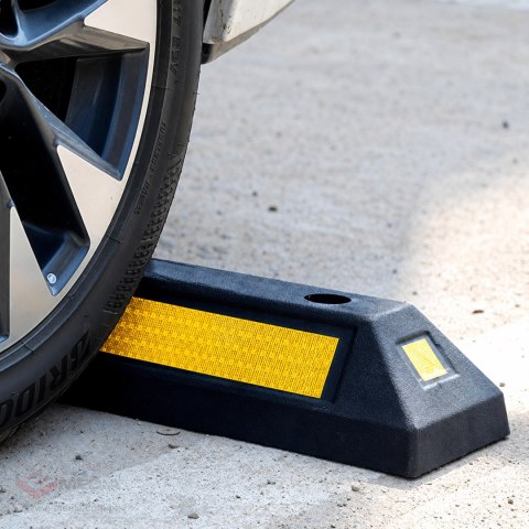 240x Separator Blokada Odbojnik Parkingowy Gumowy Ogranicznik Parkingowy 54 cm