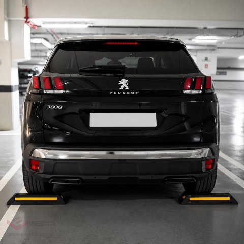 240x Separator Blokada Odbojnik Parkingowy Gumowy Ogranicznik Parkingowy 54 cm