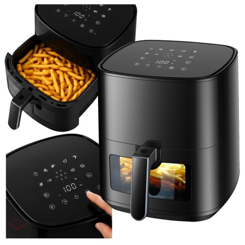 30x Frytkownica Beztłuszczowa Air Fryer 5L Frytownica 1500W 9 Programów Mocna