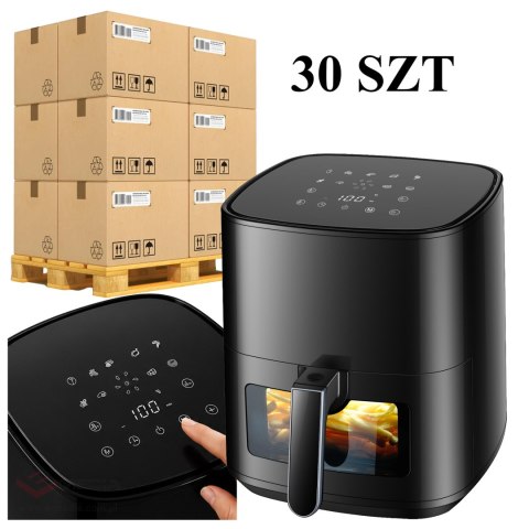 30x Frytkownica Beztłuszczowa Air Fryer 5L Frytownica 1500W 9 Programów Mocna